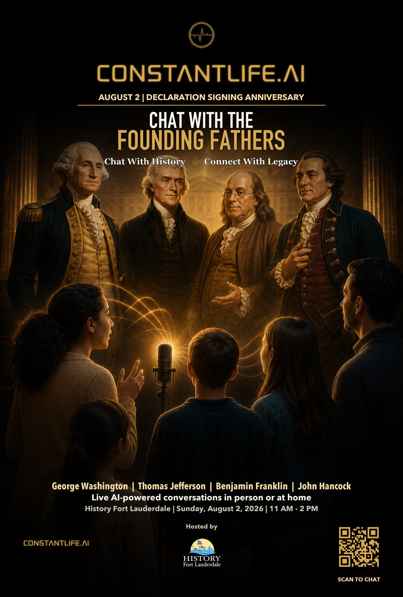 ConstantLife AI Marks Declaration Signing Anniversary with Interactive Founding Fathers Experience